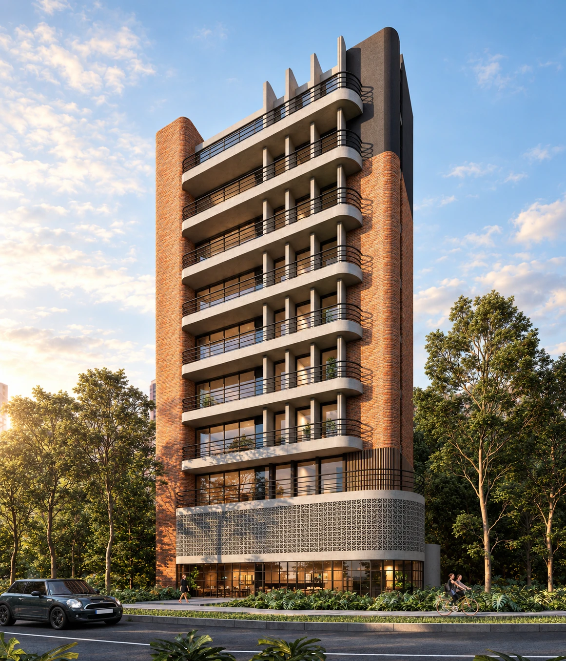 Fachada residencial de Truitt